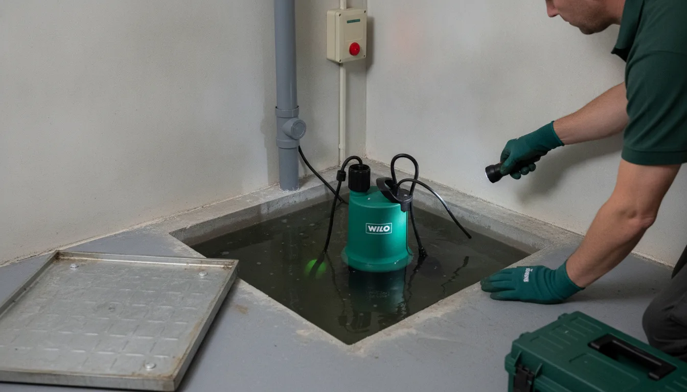 Dépannage pompe de relevage Le Loroux-Bottereau – problème / diagnostic